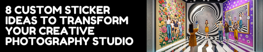 8 Innovative Custom Sticker Ideas to Transform Your Creative Photography Studio